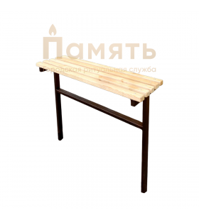 Лавка без спинки под бетон (дерево)