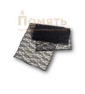 Шарф для горюющих №2 - черный Шарф для горюющих №2 - черный