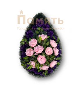 Венок Эсмеральда - фиолетовый, розовый Венок Эсмеральда - фиолетовый, розовый