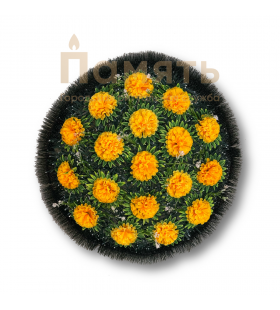 Венок «Герда» круглый - желтый Венок «Герда» круглый - желтый