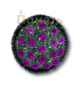 Венок «Герда» круглый - фиолетовый Венок «Герда» круглый - фиолетовый