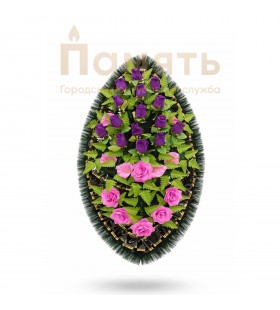 Венок Каспий - фиолетовый, розовый