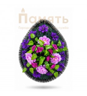 Венок «Кларнет» - фиолетовый, розовый
