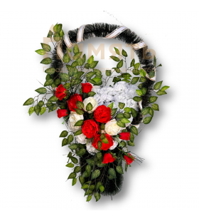 Корзина Сердце - белый - красный Корзина Сердце - белый - красный