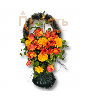 Корзина №100 - красный, оранжевый Корзина №100 - красный, оранжевый