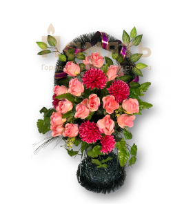 Корзина №100 - розовый, красный Корзина №100 - розовый, красный