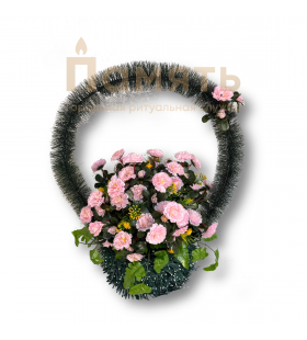 Корзина Нарцисс - розовый