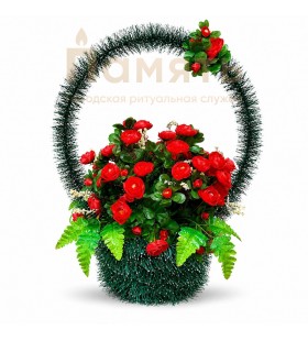 Корзина Нарцисс - красный