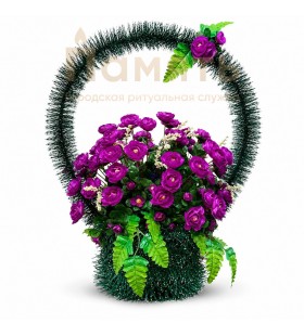 Корзина Нарцисс - фиолетовый