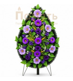 Венок «Наследие» - фиолетовый, сиреневый